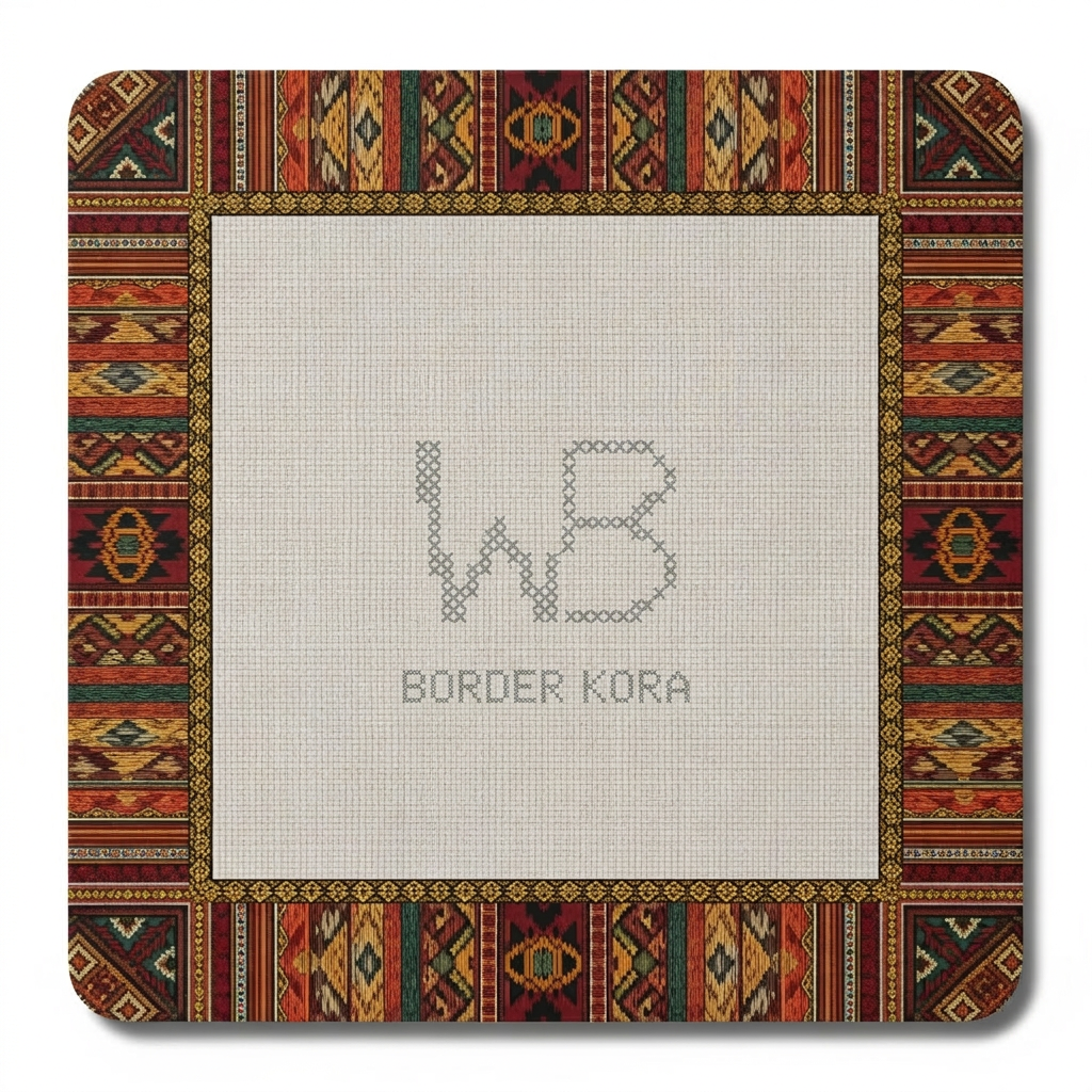 AI Design for please give me a border kora square size design kora for app