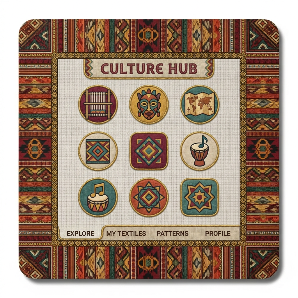 AI Design for please give me a border kora square size design kora for app