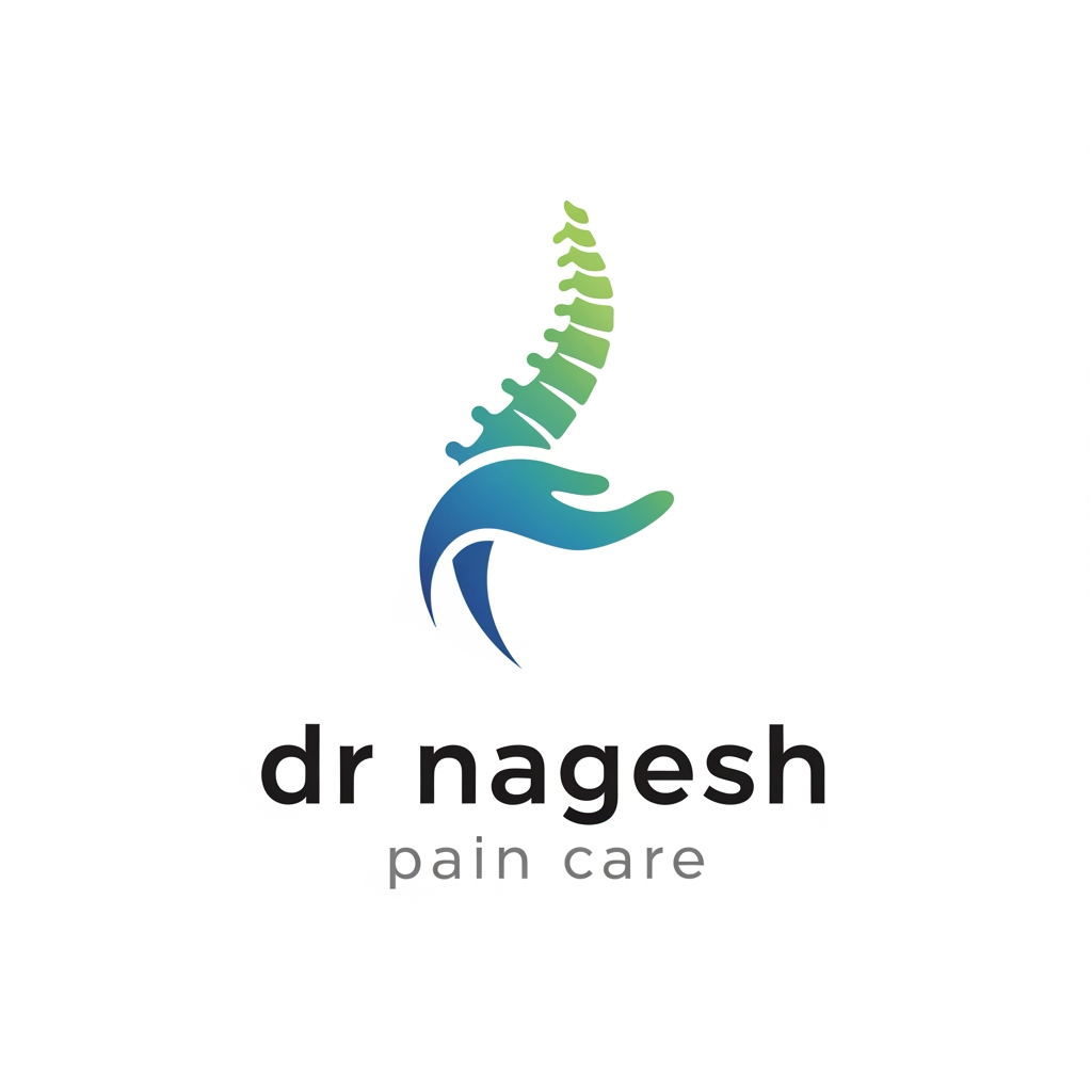 AI Design for create logo for pain physician at bottom dr nagesh pain care