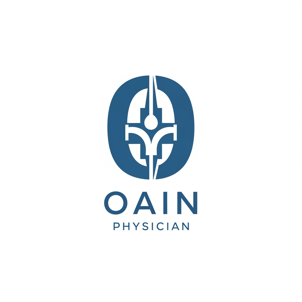 AI Design for create logo for oain physician