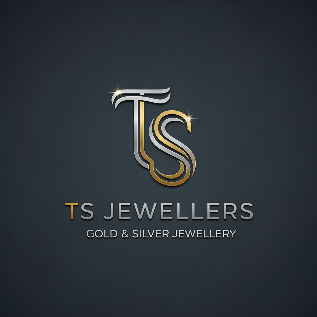 AI Design for make a logo for my bussines my logo name is ts jawellers for gold and silver jawellry
