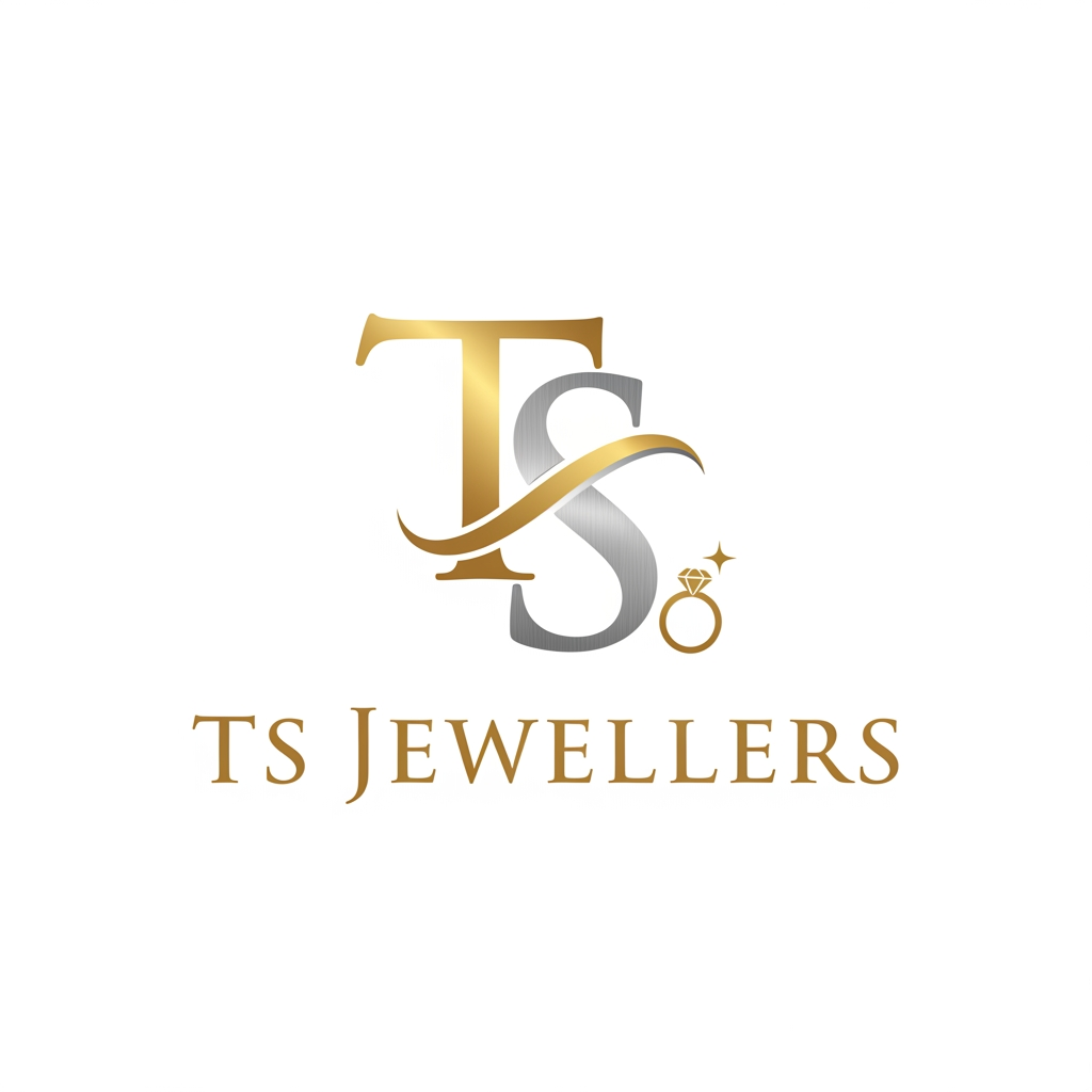 AI Design for make a logo for my bussines my logo name is ts jawellers for gold and silver jawellry