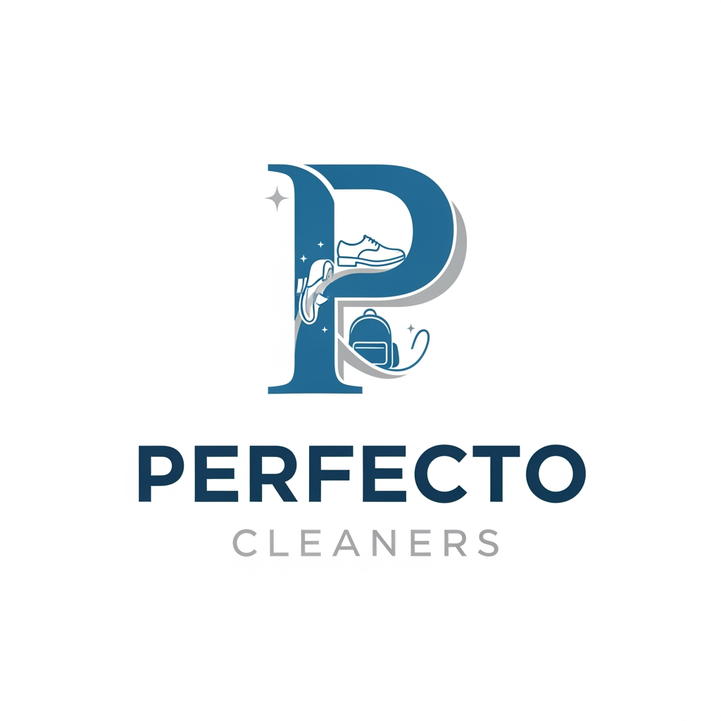 AI Design for Generate a logo for my brand name Perfecto Cleaners. It is a brand which provides restoration and cleaning services for shoes and bags