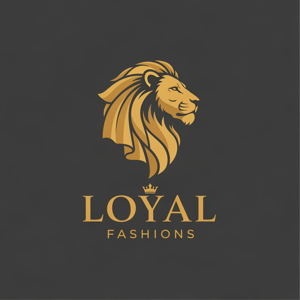 AI Design for Generate a aimage like logo for the word Loyal fashions for a clothing shop with elegant and unique style