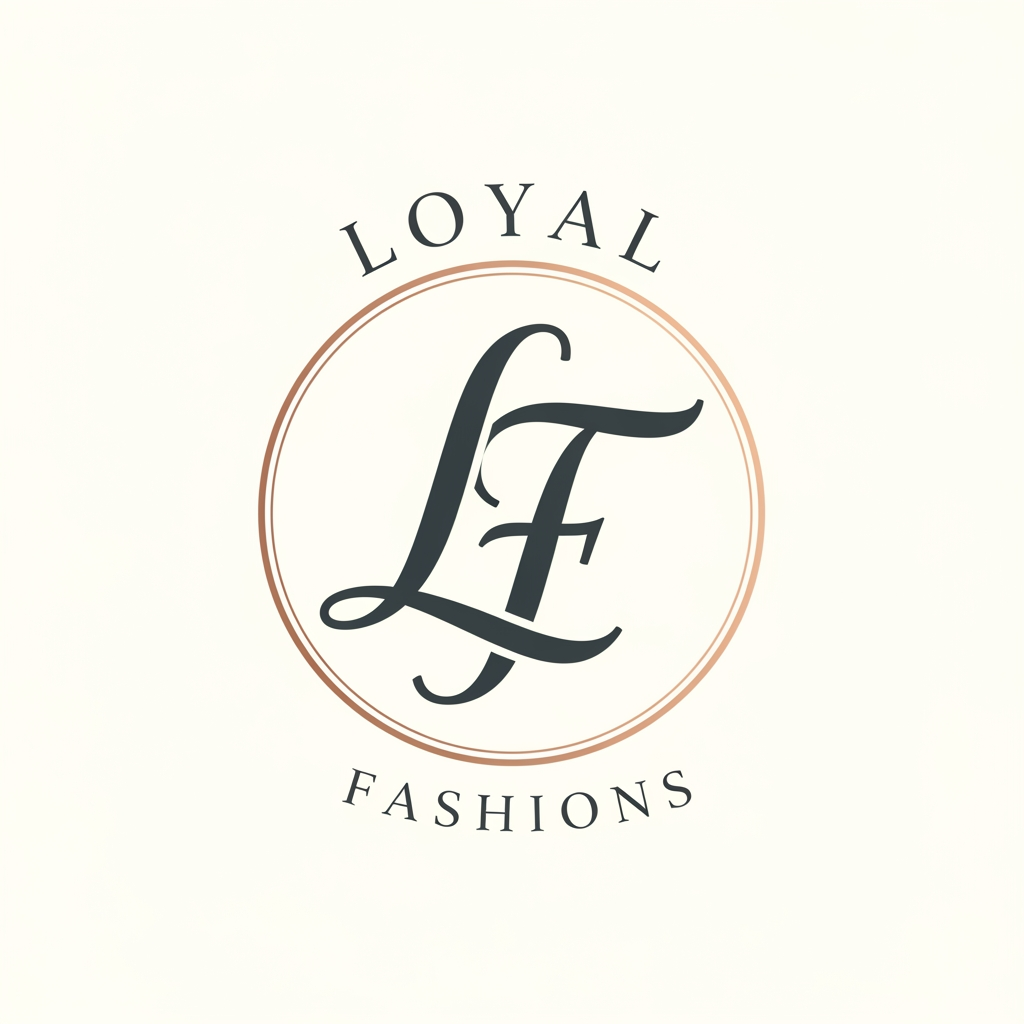 AI Design for Generate a aimage like logo for the word Loyal fashions for a clothing shop with elegant and unique style