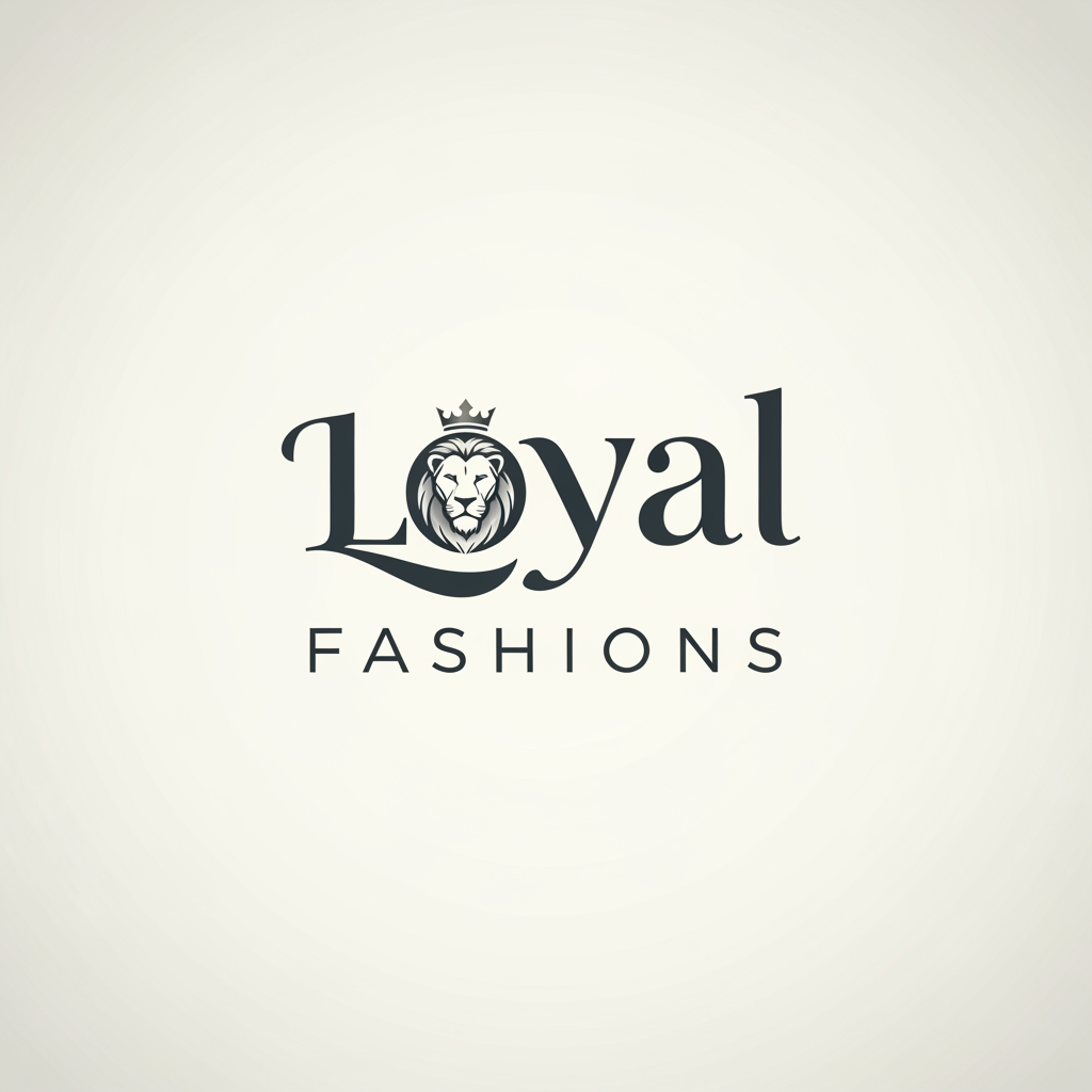 AI Design for Generate a aimage like logo for the word Loyal fashions for a clothing shop with elegant and unique style