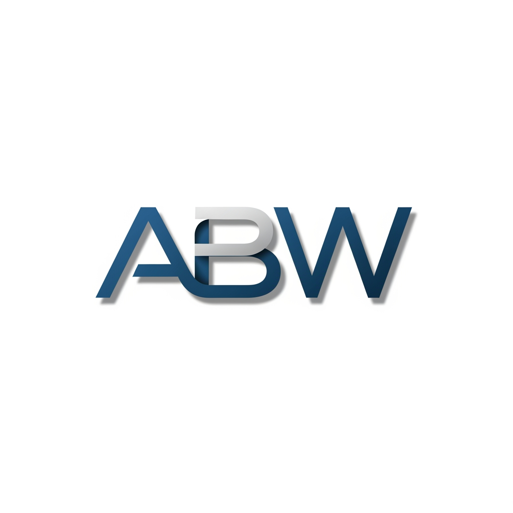 AI Design for Create a logo from ABW