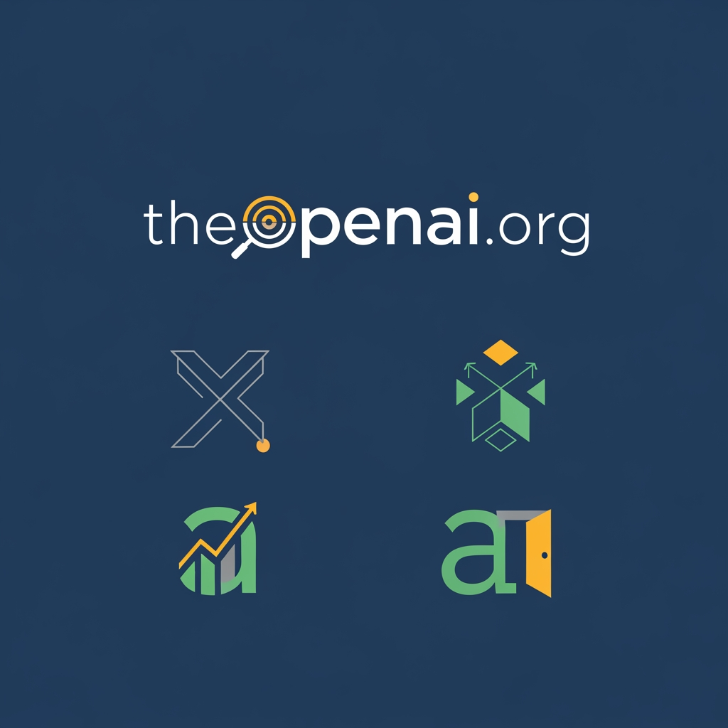 AI Design for Vision of Your Product theopenai.org is an AI-powered business growth platform that acts like a virtual business consultant for small and medium businesses. Instead of selling websites, SEO, or marketing separately, the platform first understands the business, identifies growth bottlenecks, and then recommends the right solutions while coordinating execution through your team. One-Line Vision "An AI-powered growth partner that helps any business understand what's holding them back and gives them a clear path to grow."
create a logo for my brandcreate a good simple logo, create more,dont use brain icon, and arrow icon,give more,give more