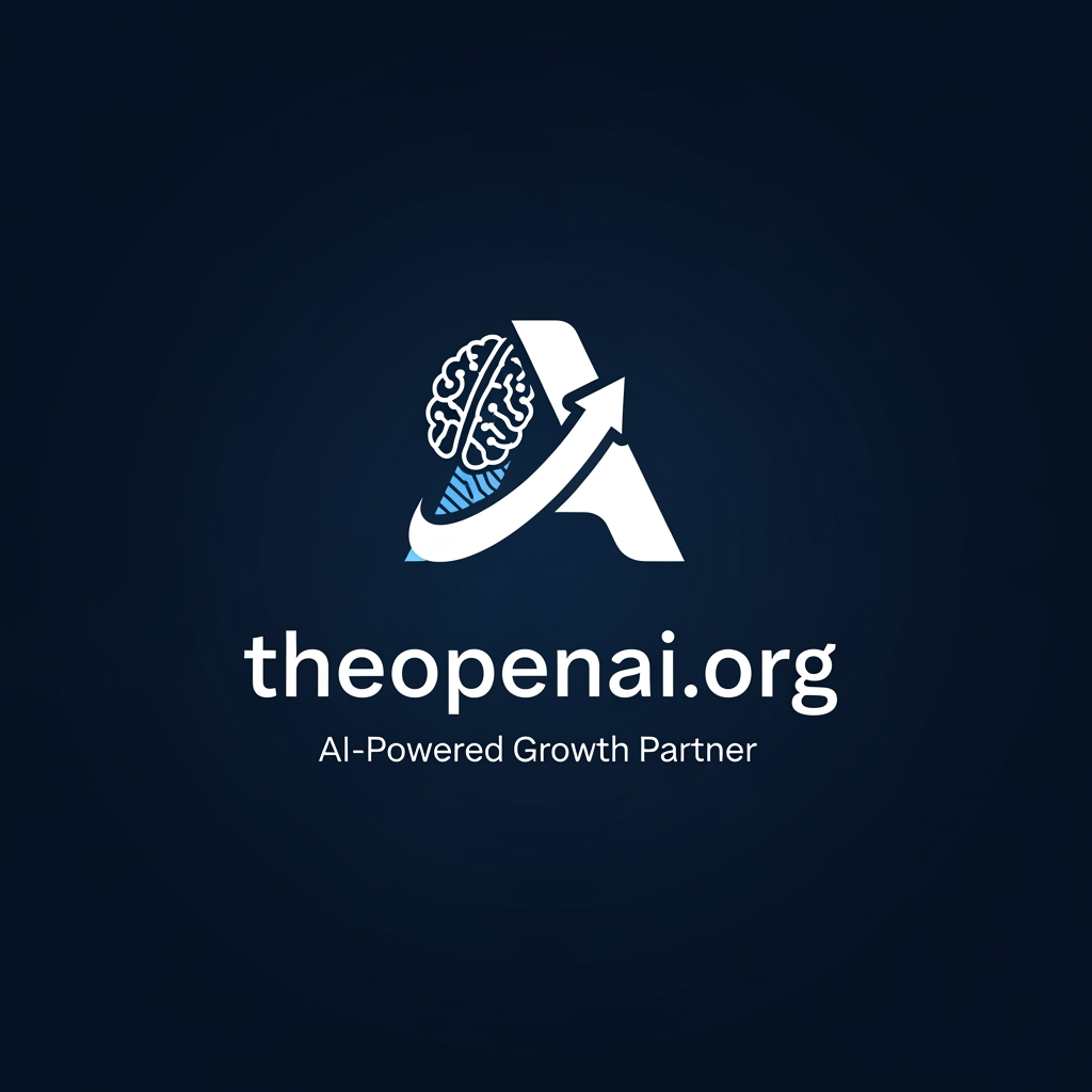 AI Design for Vision of Your Product
theopenai.org is an AI-powered business growth platform that acts like a virtual business consultant for small and medium businesses.
Instead of selling websites, SEO, or marketing separately, the platform first understands the business, identifies growth bottlenecks, and then recommends the right solutions while coordinating execution through your team.
One-Line Vision
"An AI-powered growth partner that helps any business understand what's holding
them back and gives them a clear path to grow."
create logo for this
give more good logos