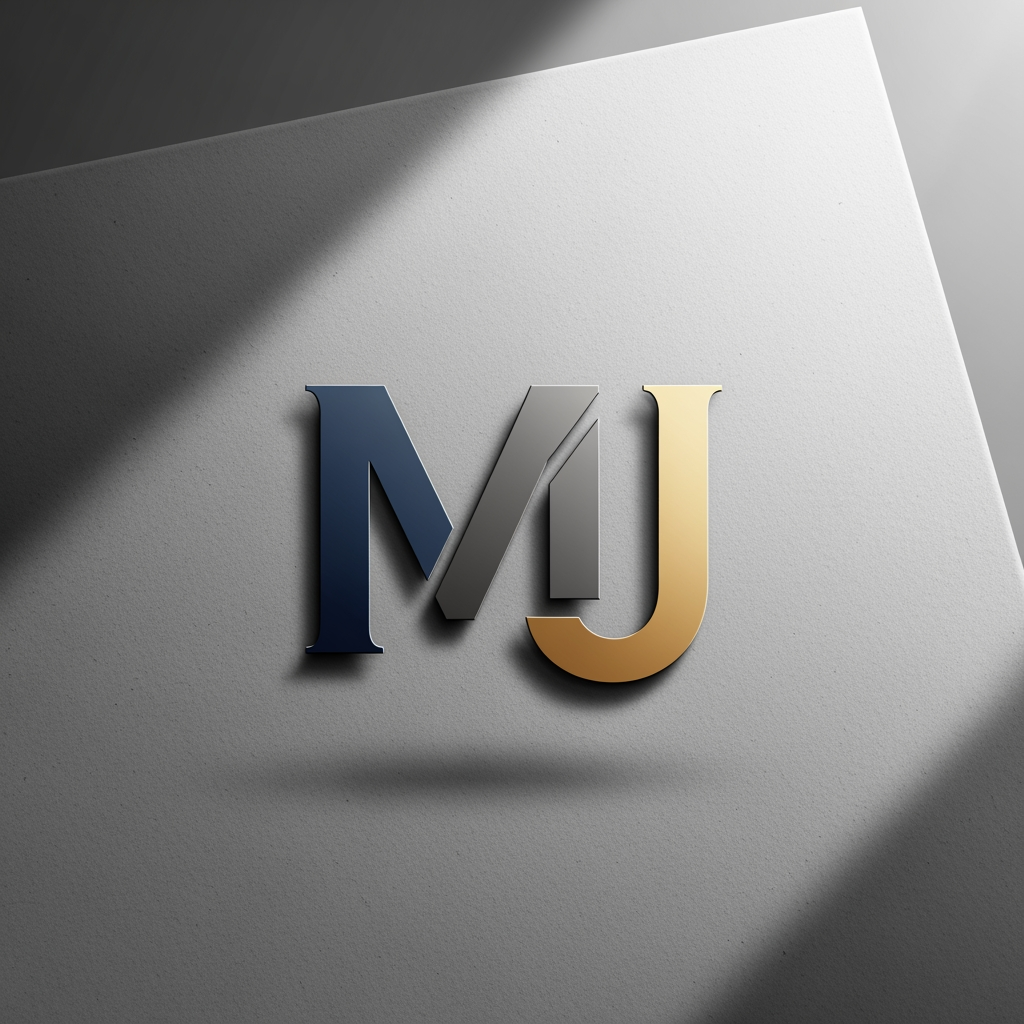 AI Design for CREATE MJ LETTER LOGO