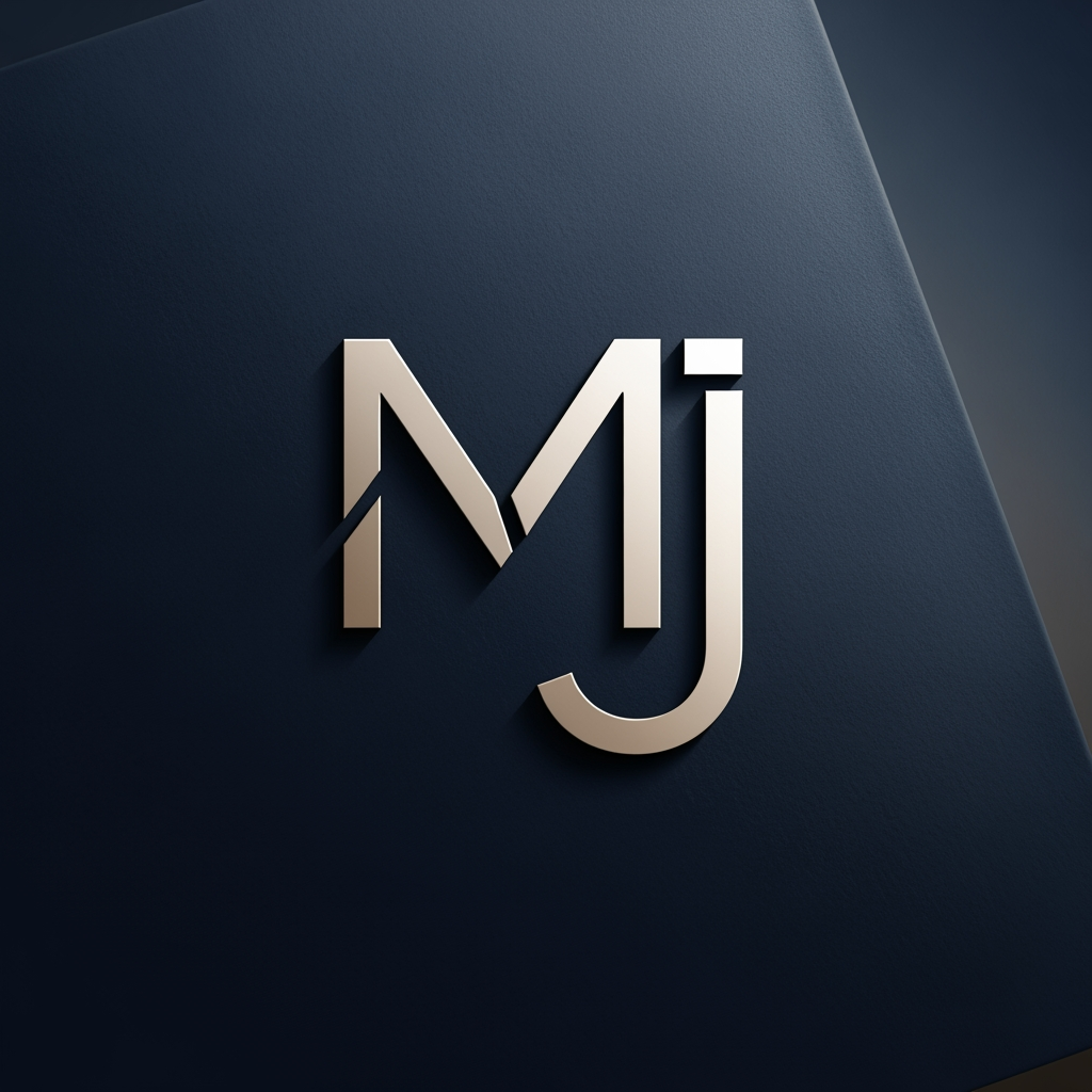 AI Design for CREATE MJ LETTER LOGO