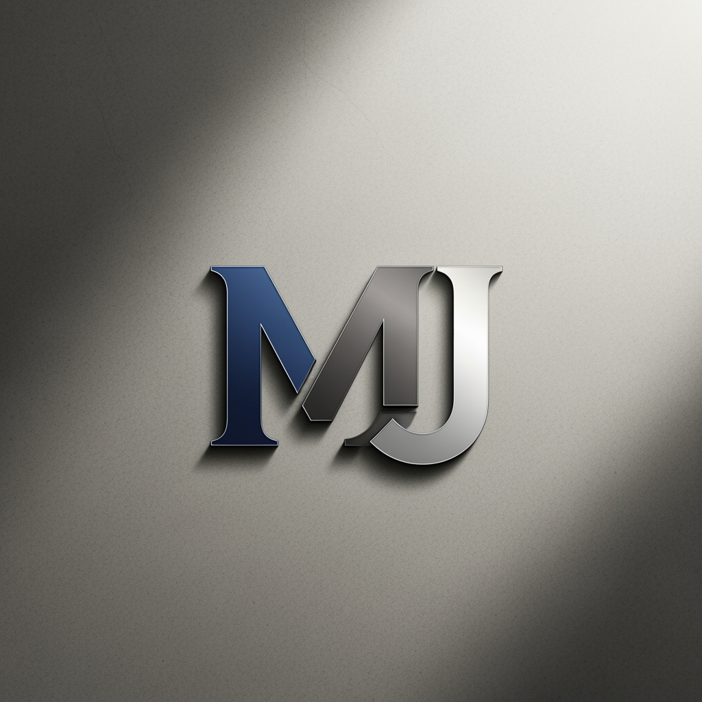 AI Design for CREATE MJ LETTER LOGO