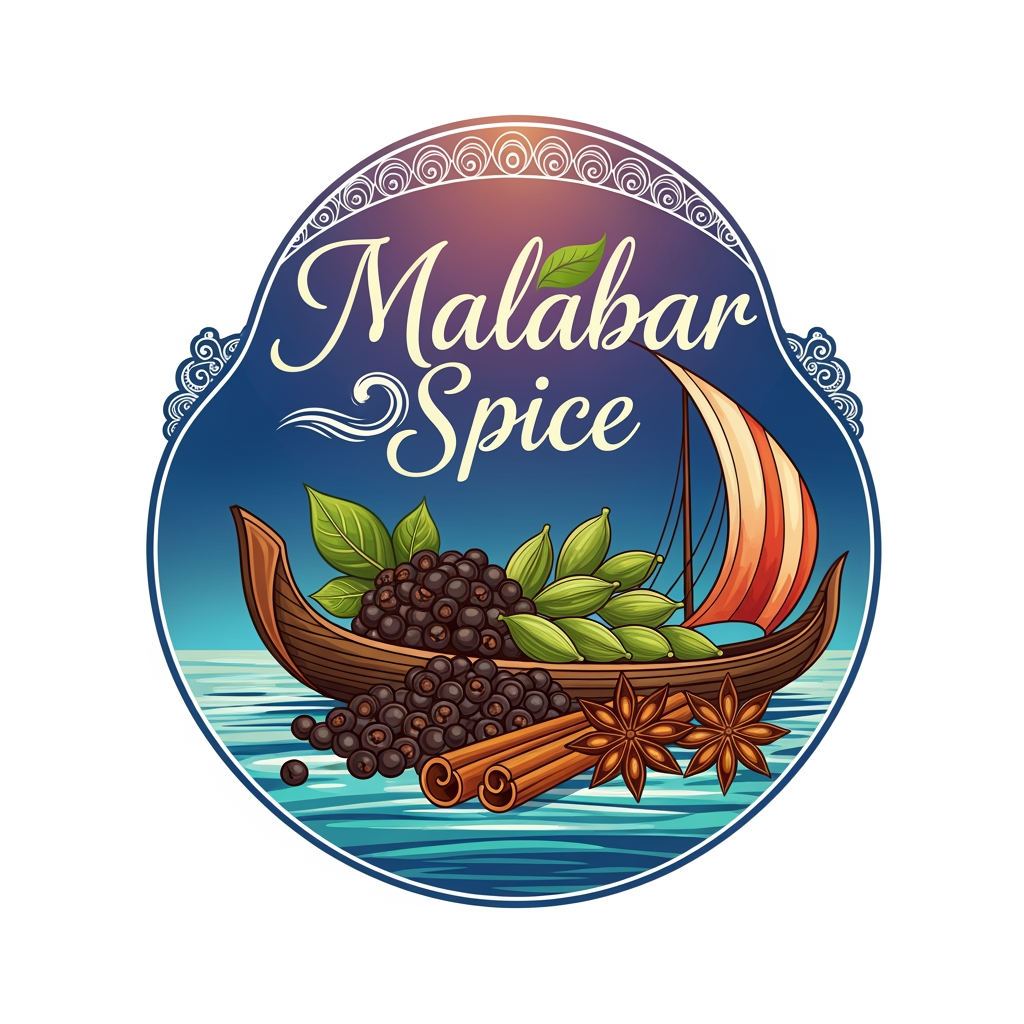 AI Design for logo for malabar spice
