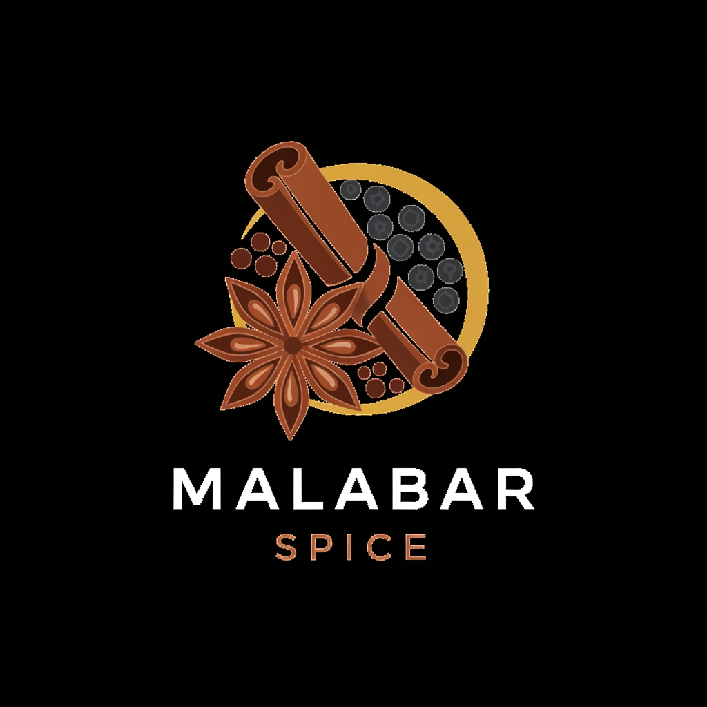AI Design for logo for malabar spice