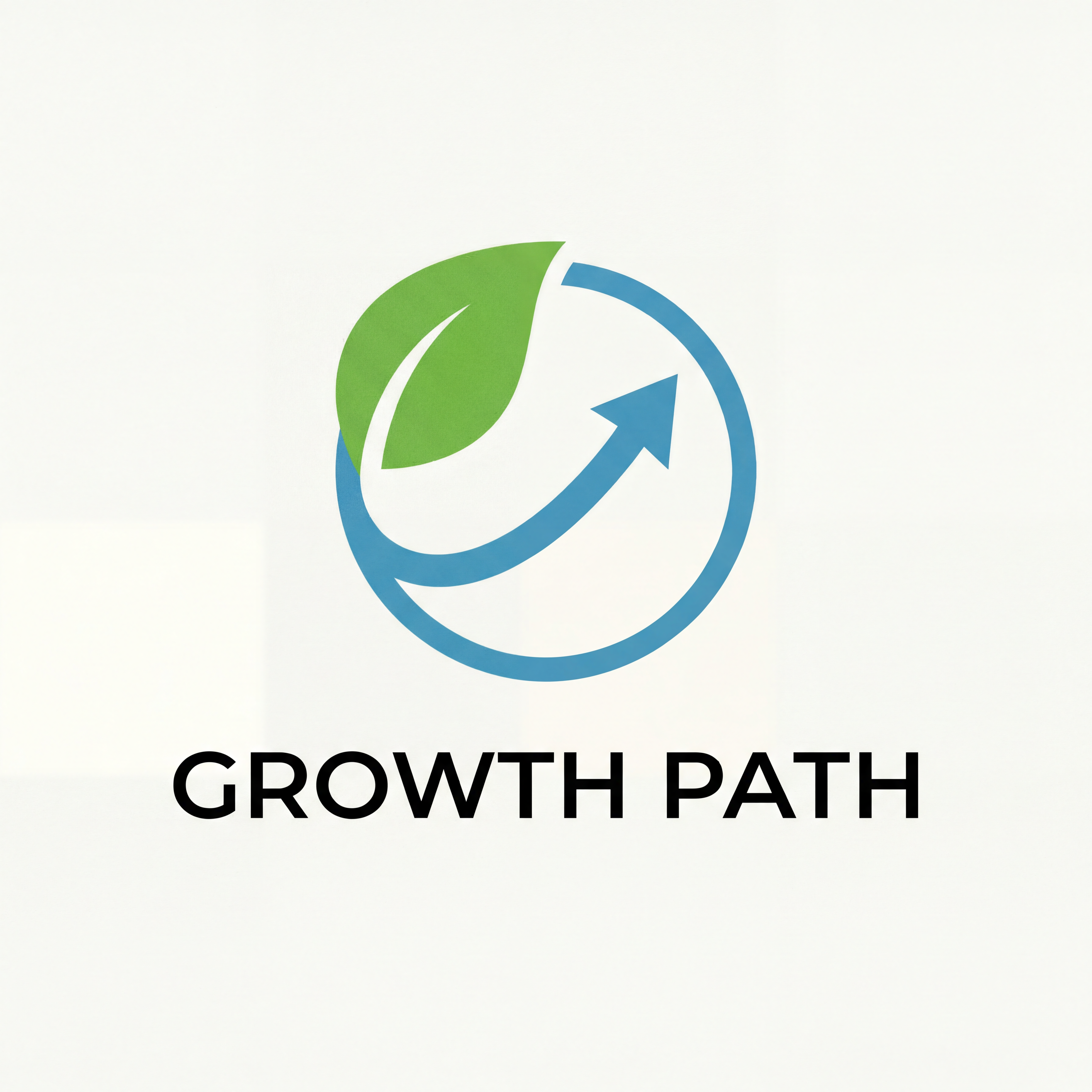 AI Design for make a logo for a personal growth application with a very simple theme.