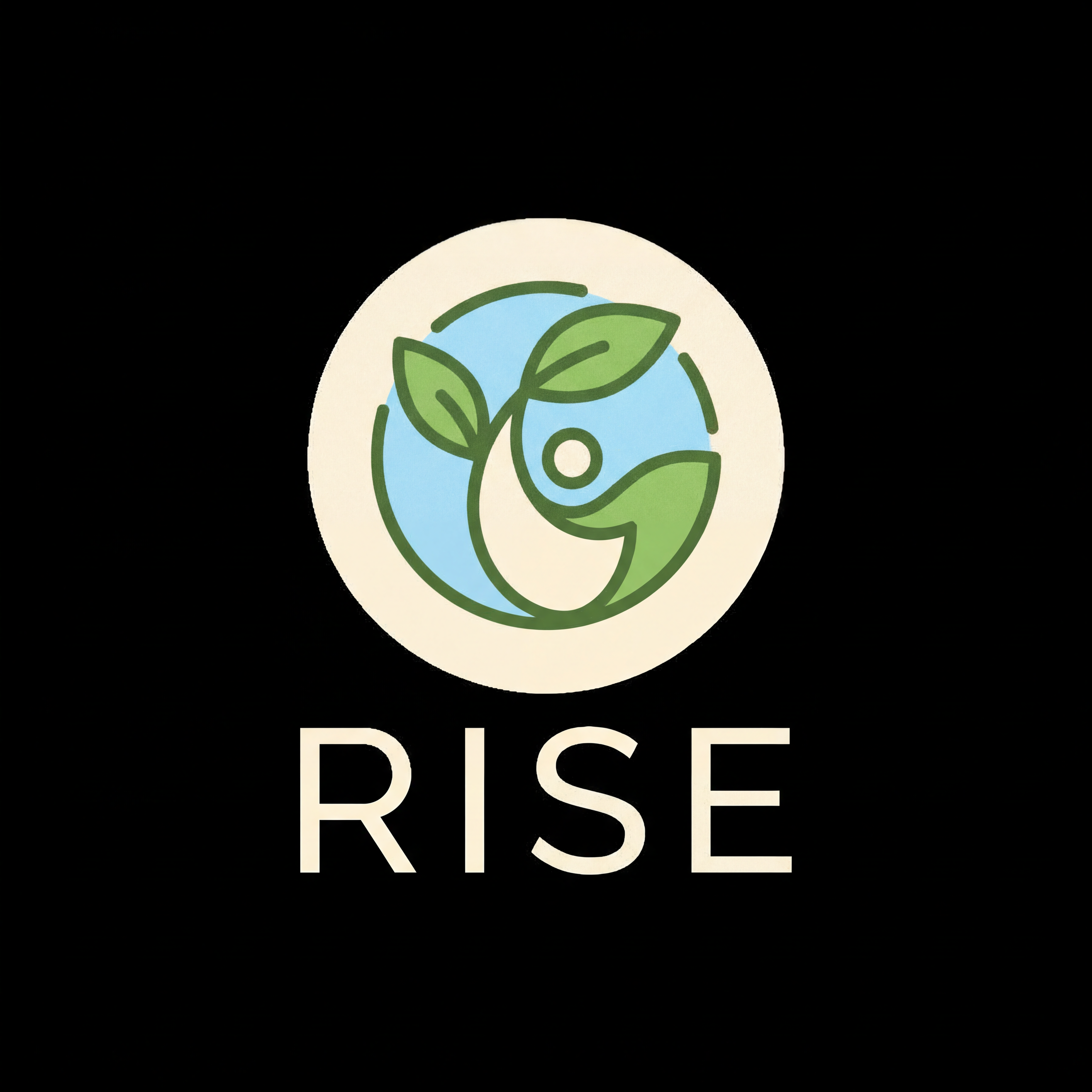 AI Design for make a logo for a personal growth application with a very simple theme.