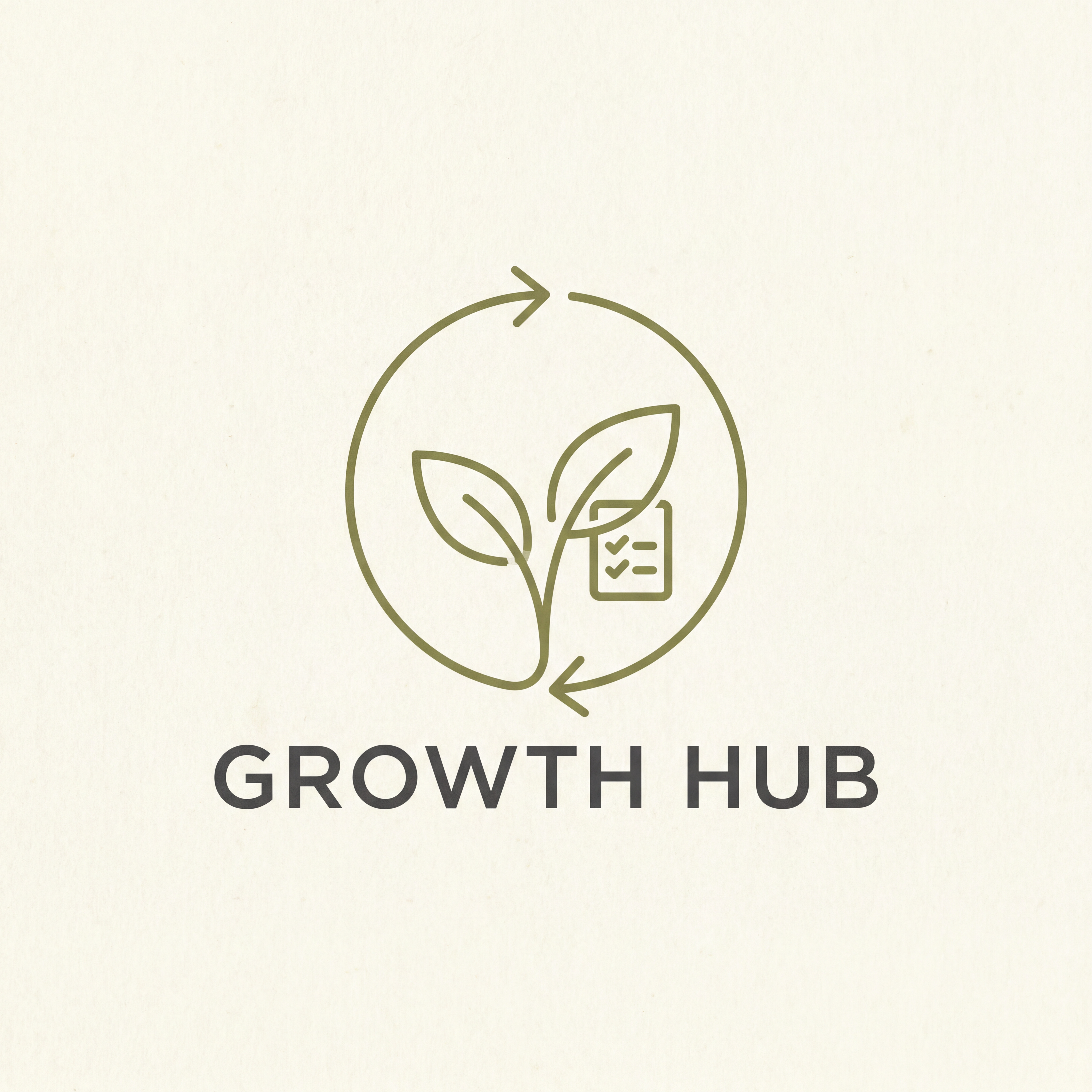 AI Design for make a logo for a personal growth application with a very simple theme. all in one app task and personal growth