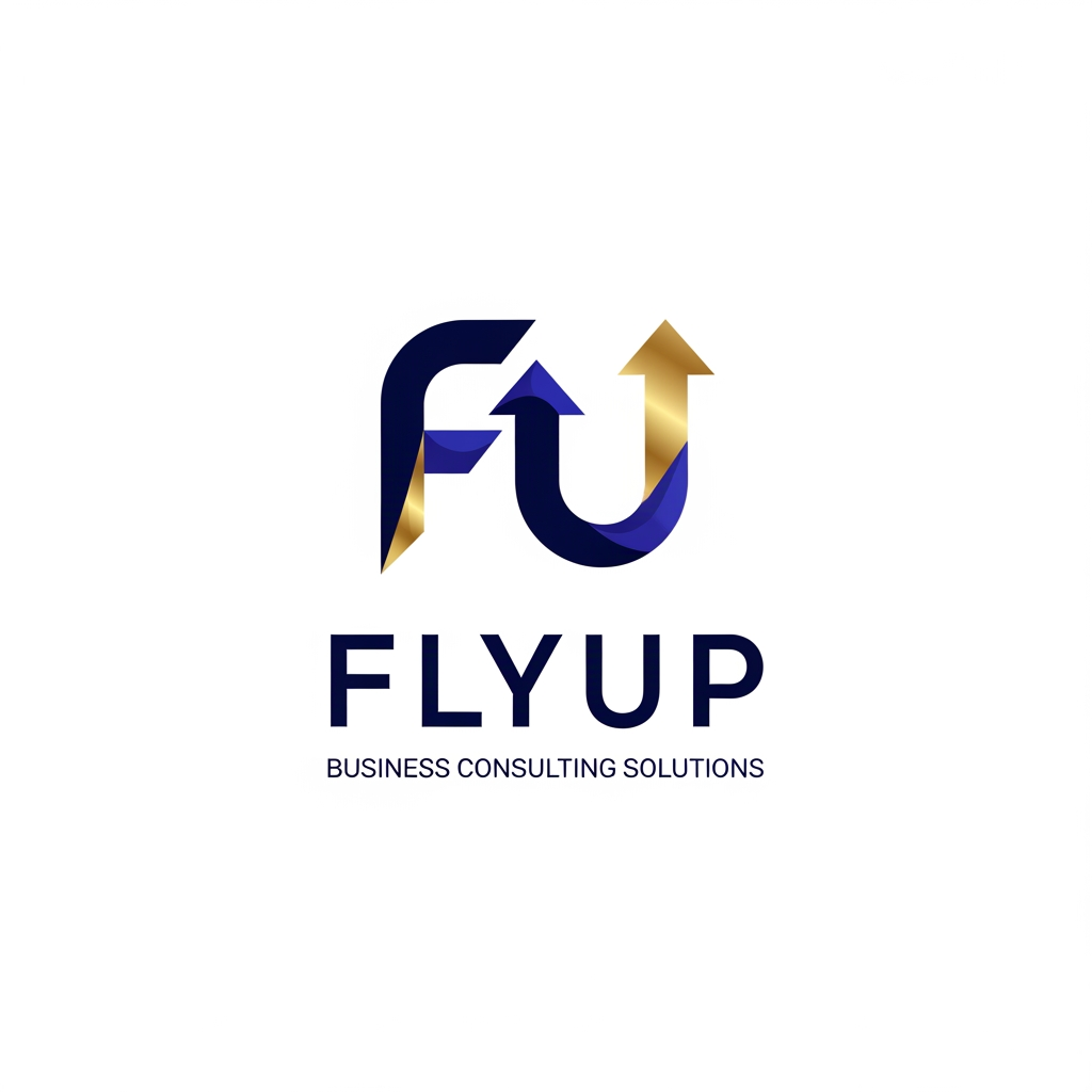 AI Design for Design a world-class premium logo for:
FLYUP BUSINESS CONSULTING SOLUTIONS
The logo should feel like it belongs alongside elite consulting firms such as McKinsey, Bain, BCG, Deloitte, Kearney, and Accenture.
Brand Attributes:
* Executive
* Intelligent
* Strategic
* Sophisticated
* Premium
* Trustworthy
* Corporate
* Global
* Innovative
* High-value
Logo Concept:
Create a unique abstract symbol using the letters F and U.
The symbol should represent:
* Strategic direction
* Business transformation
* Leadership
* Progress
* Excellence
* Forward thinking
Design Style:
* Luxury minimalism
* Geometric precision
* Clean line work
* Modern corporate identity
* Timeless design
* High-end consulting aesthetic
Typography:
FLYUP
Use a premium modern sans-serif font.
Subtitle:
BUSINESS CONSULTING SOLUTIONS
Typography should communicate authority, confidence, and professionalism.
Visual Direction:
Think of:
* Premium investment firms
* Fortune 500 consulting firms
* Corporate strategy firms
* Executive advisory brands
Avoid:
* Airplanes
* Cartoon wings
* Generic arrows
* Stock icons
* Startup-style logos
* Overused growth graphs
Color Palette:
Primary:
Midnight Navy (#0F172A)
Secondary:
Royal Indigo (#312E81)
Accent:
Metallic Gold (#D4AF37)
Background:
White
Create:
1. Luxury wordmark
2. Symbol + wordmark
3. Icon-only version
4. Black version
5. White version
6. Corporate letterhead version
7. Website header version
8. LinkedIn profile version
The logo should feel like a multi-million-dollar consulting brand and instantly communicate:
"Strategic Intelligence. Business Transformation. Executive Excellence."