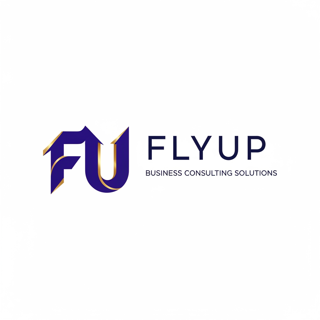 AI Design for Design a world-class premium logo for:
FLYUP BUSINESS CONSULTING SOLUTIONS
The logo should feel like it belongs alongside elite consulting firms such as McKinsey, Bain, BCG, Deloitte, Kearney, and Accenture.
Brand Attributes:
* Executive
* Intelligent
* Strategic
* Sophisticated
* Premium
* Trustworthy
* Corporate
* Global
* Innovative
* High-value
Logo Concept:
Create a unique abstract symbol using the letters F and U.
The symbol should represent:
* Strategic direction
* Business transformation
* Leadership
* Progress
* Excellence
* Forward thinking
Design Style:
* Luxury minimalism
* Geometric precision
* Clean line work
* Modern corporate identity
* Timeless design
* High-end consulting aesthetic
Typography:
FLYUP
Use a premium modern sans-serif font.
Subtitle:
BUSINESS CONSULTING SOLUTIONS
Typography should communicate authority, confidence, and professionalism.
Visual Direction:
Think of:
* Premium investment firms
* Fortune 500 consulting firms
* Corporate strategy firms
* Executive advisory brands
Avoid:
* Airplanes
* Cartoon wings
* Generic arrows
* Stock icons
* Startup-style logos
* Overused growth graphs
Color Palette:
Primary:
Midnight Navy (#0F172A)
Secondary:
Royal Indigo (#312E81)
Accent:
Metallic Gold (#D4AF37)
Background:
White
Create:
1. Luxury wordmark
2. Symbol + wordmark
3. Icon-only version
4. Black version
5. White version
6. Corporate letterhead version
7. Website header version
8. LinkedIn profile version
The logo should feel like a multi-million-dollar consulting brand and instantly communicate:
"Strategic Intelligence. Business Transformation. Executive Excellence."