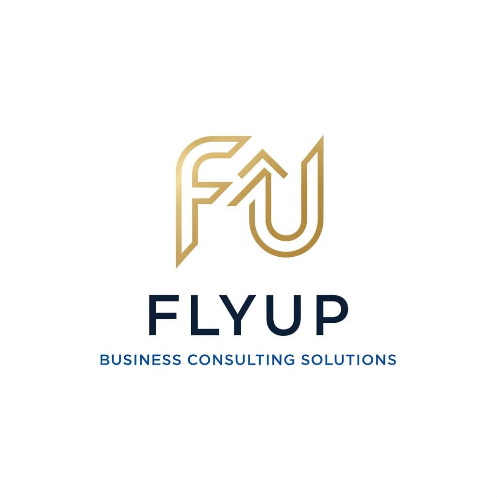 AI Design for Design a world-class premium logo for:
FLYUP BUSINESS CONSULTING SOLUTIONS
The logo should feel like it belongs alongside elite consulting firms such as McKinsey, Bain, BCG, Deloitte, Kearney, and Accenture.
Brand Attributes:
* Executive
* Intelligent
* Strategic
* Sophisticated
* Premium
* Trustworthy
* Corporate
* Global
* Innovative
* High-value
Logo Concept:
Create a unique abstract symbol using the letters F and U.
The symbol should represent:
* Strategic direction
* Business transformation
* Leadership
* Progress
* Excellence
* Forward thinking
Design Style:
* Luxury minimalism
* Geometric precision
* Clean line work
* Modern corporate identity
* Timeless design
* High-end consulting aesthetic
Typography:
FLYUP
Use a premium modern sans-serif font.
Subtitle:
BUSINESS CONSULTING SOLUTIONS
Typography should communicate authority, confidence, and professionalism.
Visual Direction:
Think of:
* Premium investment firms
* Fortune 500 consulting firms
* Corporate strategy firms
* Executive advisory brands
Avoid:
* Airplanes
* Cartoon wings
* Generic arrows
* Stock icons
* Startup-style logos
* Overused growth graphs
Color Palette:
Primary:
Midnight Navy (#0F172A)
Secondary:
Royal Indigo (#312E81)
Accent:
Metallic Gold (#D4AF37)
Background:
White
Create:
1. Luxury wordmark
2. Symbol + wordmark
3. Icon-only version
4. Black version
5. White version
6. Corporate letterhead version
7. Website header version
8. LinkedIn profile version
The logo should feel like a multi-million-dollar consulting brand and instantly communicate:
"Strategic Intelligence. Business Transformation. Executive Excellence."