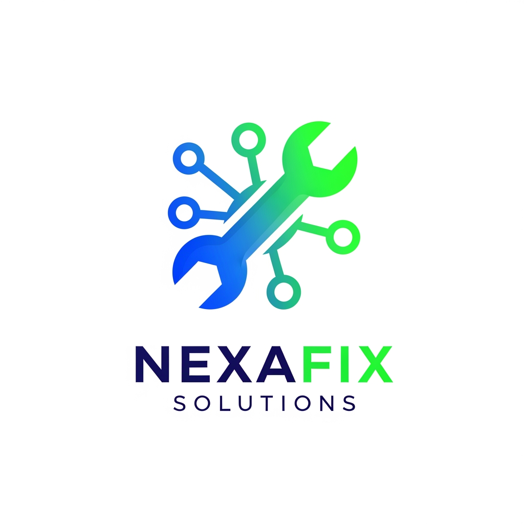 AI Design for nexafixsolutions create logo