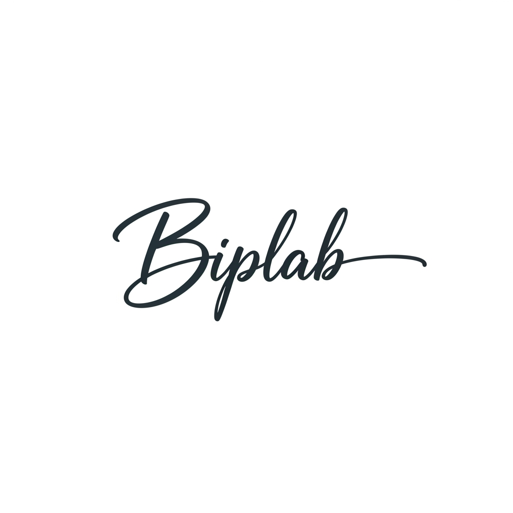 AI Design for বিপ্লব, pls make signature style logo