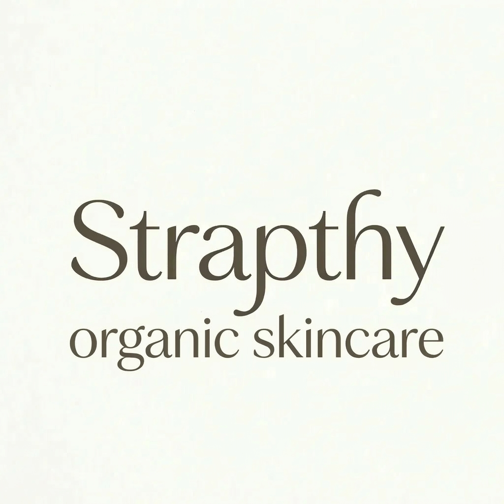 AI Design for add a word organic skincare beneath it