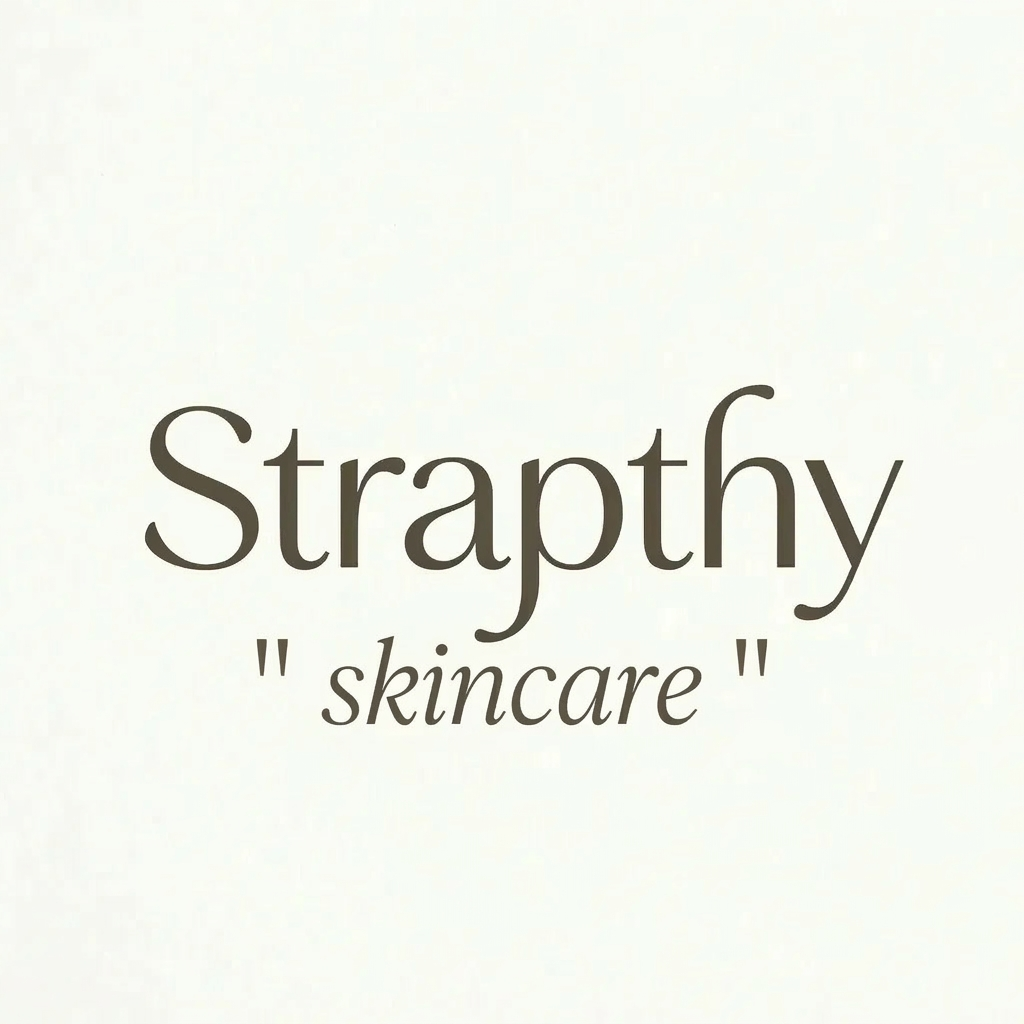 AI Design for add a word  skincare beneath it in some other font probably and add two dots or two elevated lines on the either side of skincare