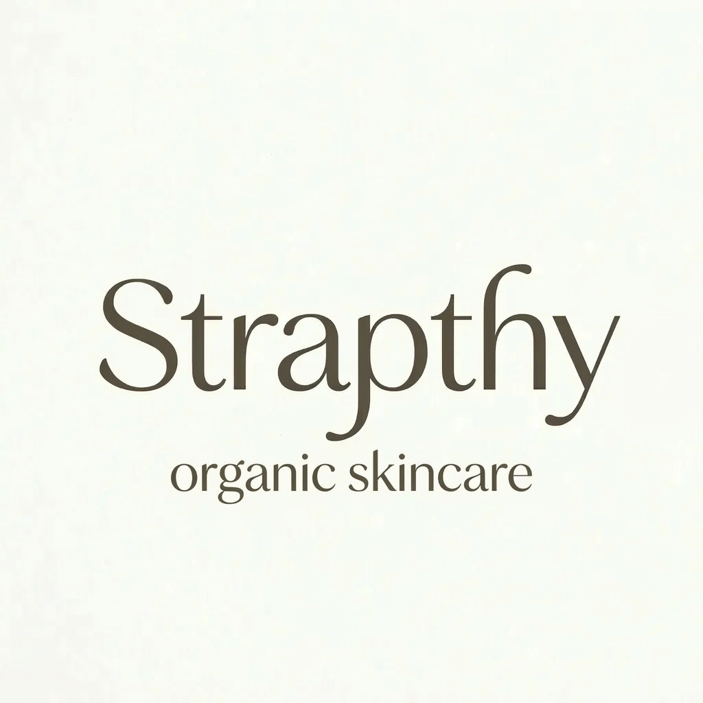 AI Design for add a word organic skincare beneath it