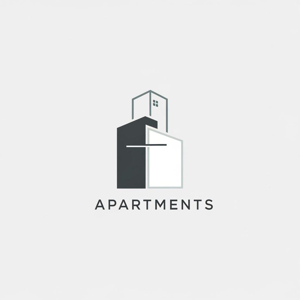 AI Design for can you create a minimalism logo abot aprtments