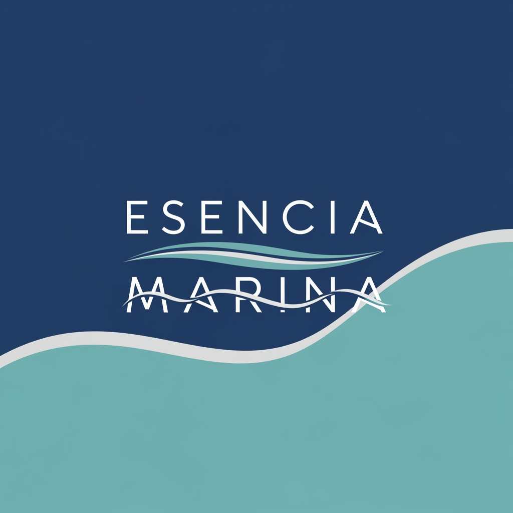 AI Design for can you create a minimalism logo abot aprtments but the name is Esencia Marina