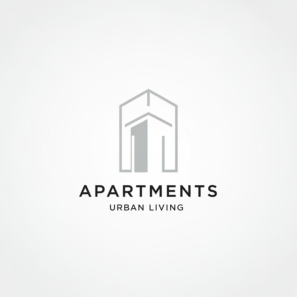 AI Design for can you create a minimalism logo abot aprtments