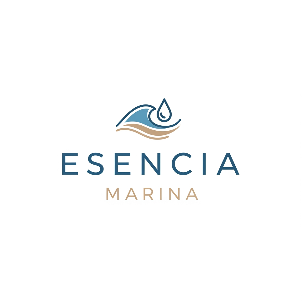 AI Design for can you create a minimalism logo abot aprtments but the name is Esencia Marina