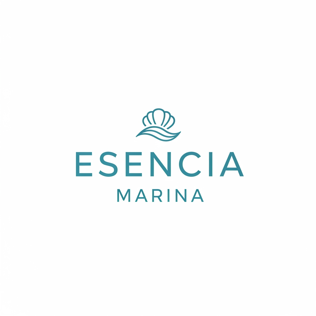 AI Design for can you create a minimalism logo abot aprtments but the name is Esencia Marina