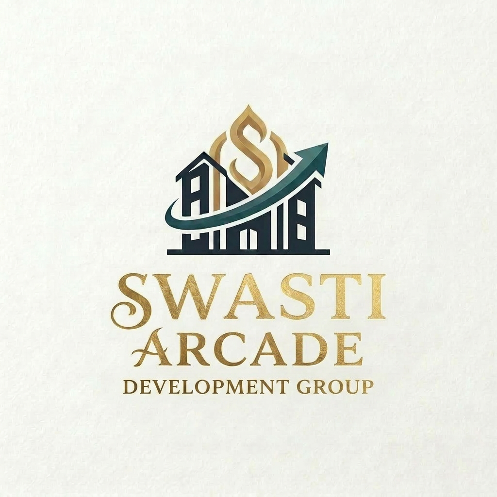 AI Design for Remove the last line Slogan and replace it with development group and put it in a premium looking font