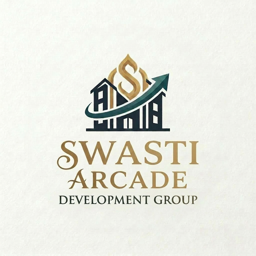 AI Design for Remove the last line Slogan and replace it with development group and put it in a premium looking font