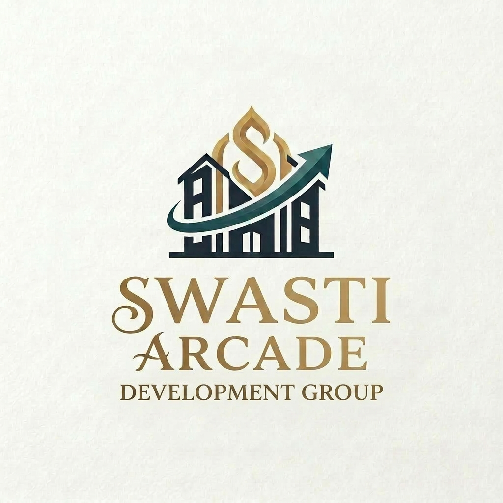 AI Design for Remove the last line Slogan and replace it with development group and put it in a premium looking font