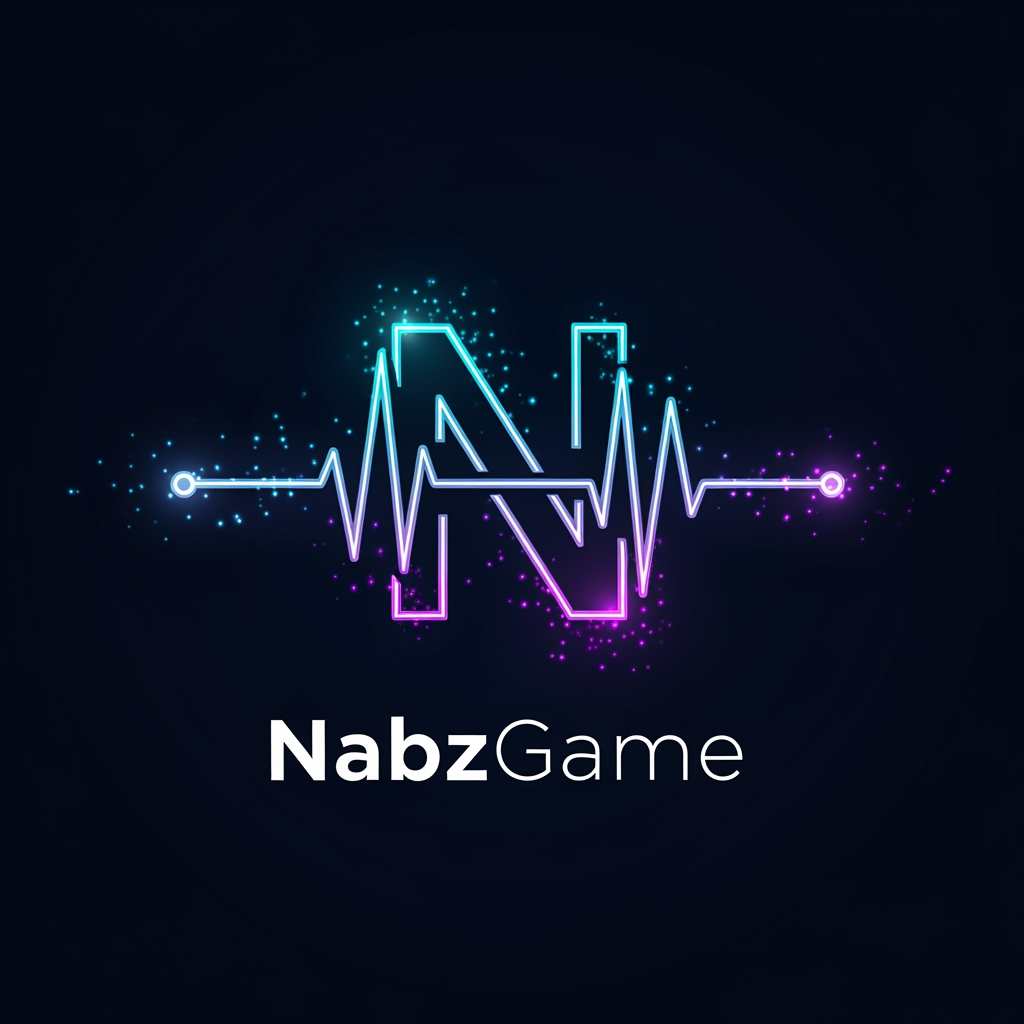 AI Design for MASTERPIECE logo design for "NabzGame".

Create an iconic, world-class monogram letter N that fuses a heartbeat pulse (ECG wave) with futuristic gaming energy.

The pulse line is not added on top of the N — it IS the N itself.

The shape must feel alive, energetic and technological, representing the heartbeat of gaming.

Visual style:
- Iconic N silhouette
- ECG pulse seamlessly forming the N
- Futuristic gaming technology aesthetic
- Premium esports startup branding
- Sleek geometric construction
- Dynamic energy flow
- Cyber-tech precision
- Minimal yet unforgettable
- Instantly recognizable from a distance
- Strong app icon potential
- Symmetrical and balanced composition
- Electric cyan, neon blue and violet glow
- Subtle digital particles and energy sparks
- Premium dark background
- High-end vector logo
- Modern luxury gaming marketplace identity

Inspired by the simplicity and recognizability of the world's greatest tech logos.

Award-winning branding, iconic symbol, visual genius, timeless design, scalable vector artwork, transparent background, Adobe Illustrator quality, masterpiece logo, billion-dollar brand identity.