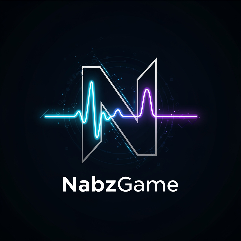 AI Design for Design a premium futuristic logo for "NabzGame". Create a bold, iconic letter N as the main symbol. The N is intelligently formed from a sleek heartbeat pulse wave (ECG line), seamlessly integrated into the structure of the letter. The design must remain instantly recognizable as N while conveying energy, speed, technology and gaming.

Style: futuristic tech startup meets elite gaming brand.

Visual features:
- Geometric and symmetrical N shape
- Integrated pulse line flowing through the N
- Neon cyan, electric blue and violet glow
- Subtle digital energy effects
- Clean vector design
- Minimalist but powerful
- Premium esports and tech aesthetic
- Modern app icon quality
- Sharp edges with smooth pulse curves
- Dark background
- Highly memorable and scalable
- Suitable for website, mobile app and gaming marketplace branding

Professional logo design, award-winning branding, Adobe Illustrator vector quality, transparent background, no mockup, no text distortion, ultra clean composition.