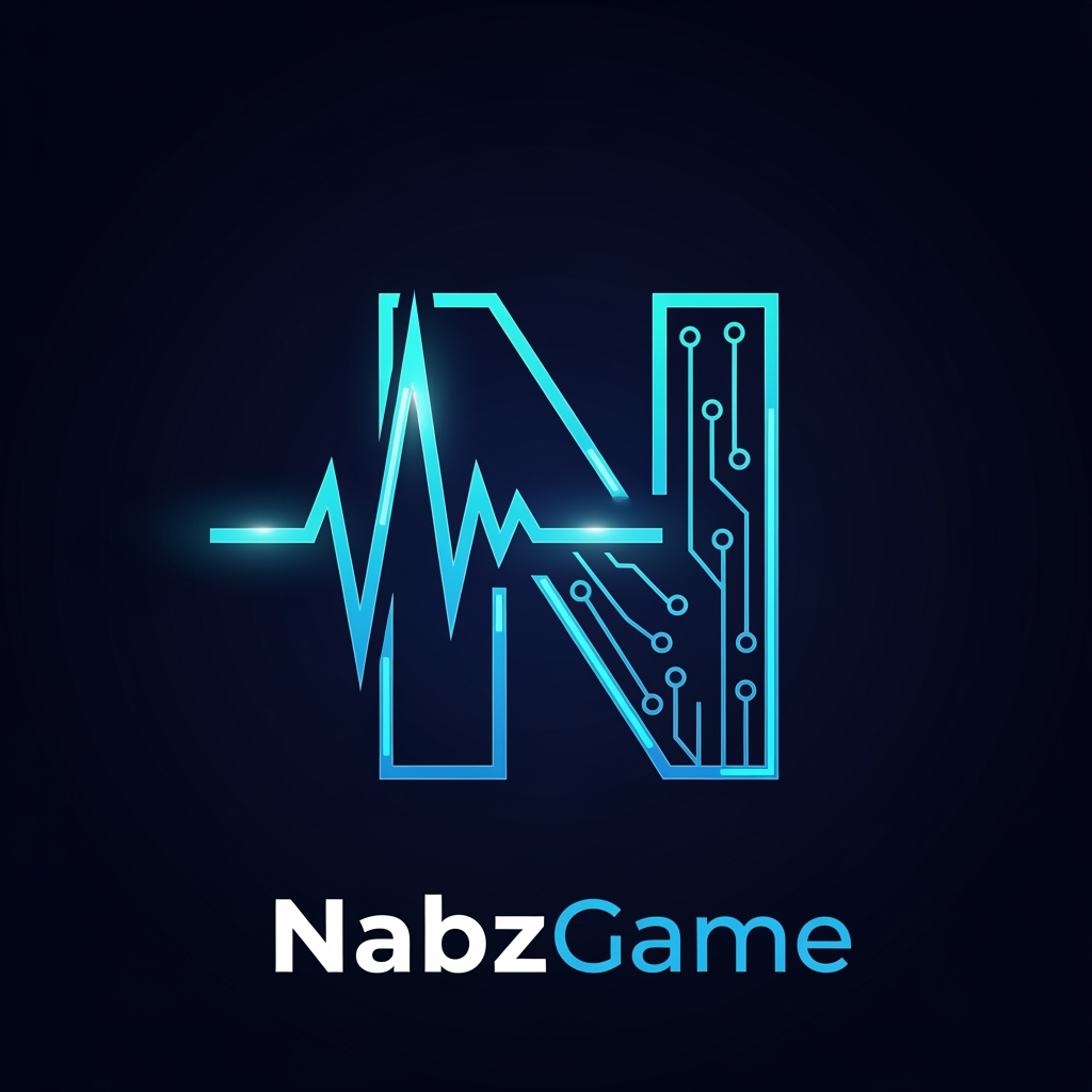 AI Design for Create an iconic monogram logo for NabzGame. The letter N is constructed from a futuristic heartbeat pulse wave and digital circuit lines. The pulse line forms the center of the N, glowing with neon cyan and electric blue energy. Minimal yet highly distinctive, resembling the visual identity of a billion-dollar tech company. Clean geometric construction, cyber-tech aesthetics, premium gaming marketplace branding, futuristic vector logo, dark background, modern startup identity, instantly recognizable, app icon ready, world-class logo design.