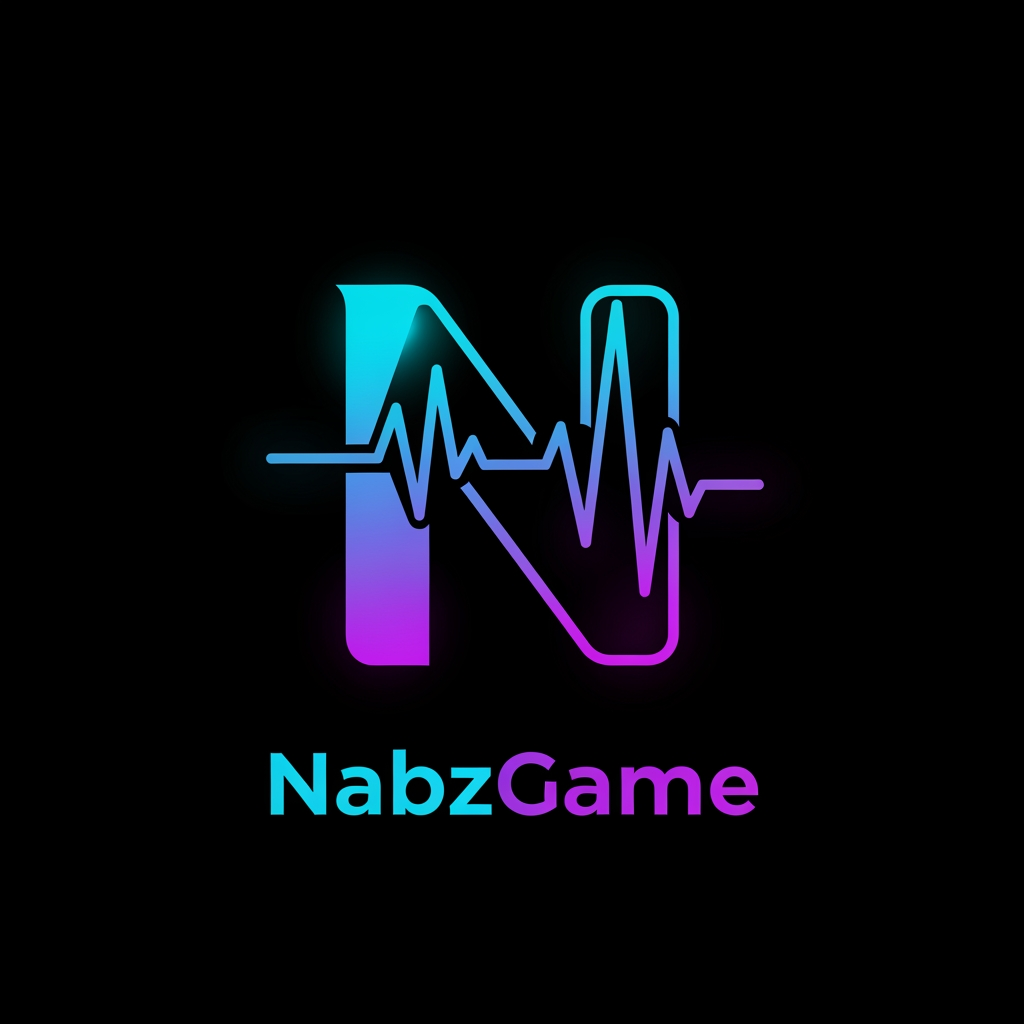 AI Design for Design a world-class gaming logo for "NabzGame". Create a distinctive letter N formed from a futuristic heartbeat pulse wave. The N should seamlessly transform into an ECG pulse line while remaining clearly recognizable as the letter N. Ultra-modern esports branding, glowing neon cyan, electric blue and purple gradients, sleek vector style, sharp edges, premium gaming marketplace identity, minimalist yet powerful, high contrast, dark background, iconic and memorable, professional logo design, transparent background, Adobe Illustrator quality, award-winning branding.