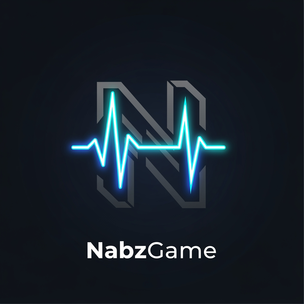 AI Design for Create an iconic monogram logo for NabzGame. The letter N is constructed from a futuristic heartbeat pulse wave and digital circuit lines. The pulse line forms the center of the N, glowing with neon cyan and electric blue energy. Minimal yet highly distinctive, resembling the visual identity of a billion-dollar tech company. Clean geometric construction, cyber-tech aesthetics, premium gaming marketplace branding, futuristic vector logo, dark background, modern startup identity, instantly recognizable, app icon ready, world-class logo design.