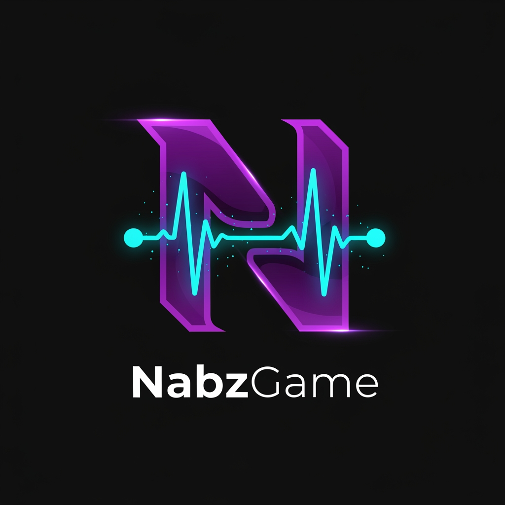 AI Design for Design a premium futuristic logo for "NabzGame". Create a bold, iconic letter N as the main symbol. The N is intelligently formed from a sleek heartbeat pulse wave (ECG line), seamlessly integrated into the structure of the letter. The design must remain instantly recognizable as N while conveying energy, speed, technology and gaming.

Style: futuristic tech startup meets elite gaming brand.

Visual features:
- Geometric and symmetrical N shape
- Integrated pulse line flowing through the N
- Neon cyan, electric blue and violet glow
- Subtle digital energy effects
- Clean vector design
- Minimalist but powerful
- Premium esports and tech aesthetic
- Modern app icon quality
- Sharp edges with smooth pulse curves
- Dark background
- Highly memorable and scalable
- Suitable for website, mobile app and gaming marketplace branding

Professional logo design, award-winning branding, Adobe Illustrator vector quality, transparent background, no mockup, no text distortion, ultra clean composition.