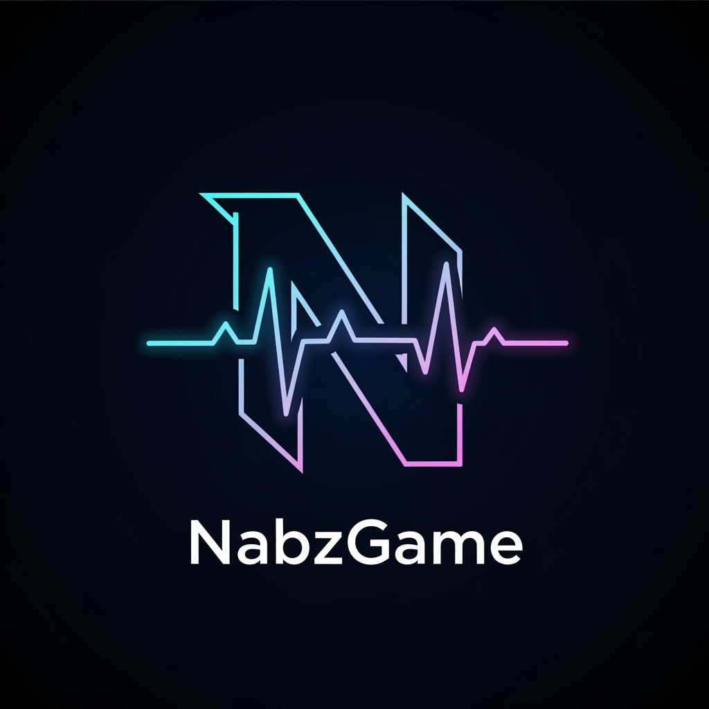 AI Design for Create a billion-dollar startup logo for NabzGame. A bold geometric N merged with a flowing heartbeat pulse wave. Futuristic, clean and instantly recognizable. Cyberpunk-inspired glow, vibrant electric blue, cyan and violet gradient, professional vector logo, minimalism, strong brand identity, dark background, modern tech and gaming fusion, perfect for app icon, website and esports platform.
