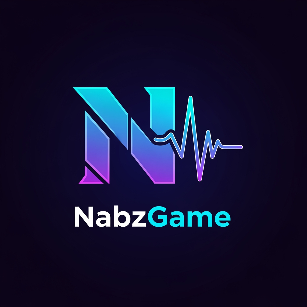 AI Design for Create a billion-dollar startup logo for NabzGame. A bold geometric N merged with a flowing heartbeat pulse wave. Futuristic, clean and instantly recognizable. Cyberpunk-inspired glow, vibrant electric blue, cyan and violet gradient, professional vector logo, minimalism, strong brand identity, dark background, modern tech and gaming fusion, perfect for app icon, website and esports platform.