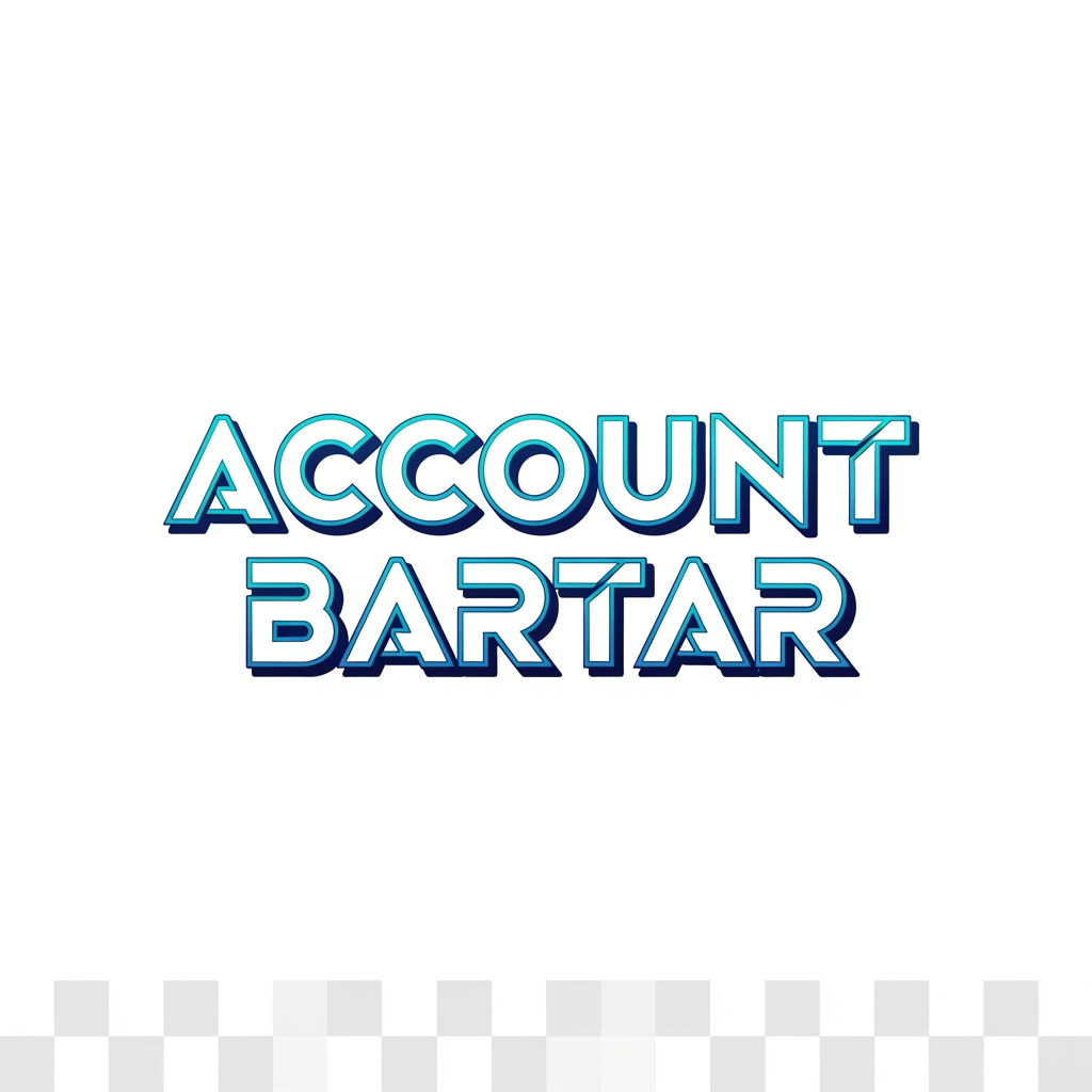 AI Design for Create an ultra-premium wordmark logo for "Account Bartar".
Typography only.
Custom-designed lettering that blends luxury technology branding, gaming culture, and modern digital commerce.
Rounded futuristic letterforms combined with sharp geometric details.
Elegant spacing, clean negative space, and highly refined character construction.
The typography should feel exclusive, trustworthy, modern, and instantly recognizable.
Inspired by world-class technology startups, premium gaming platforms, and modern fintech brands.
Dark background.
White typography with subtle cyan and electric blue highlights.
Minimal vector execution with exceptional visual balance.
No icon, no monogram, no symbol, no mascot, no controller, no shield.
Focus exclusively on creating a unique and iconic "Account Bartar" wordmark.
Transparent background.