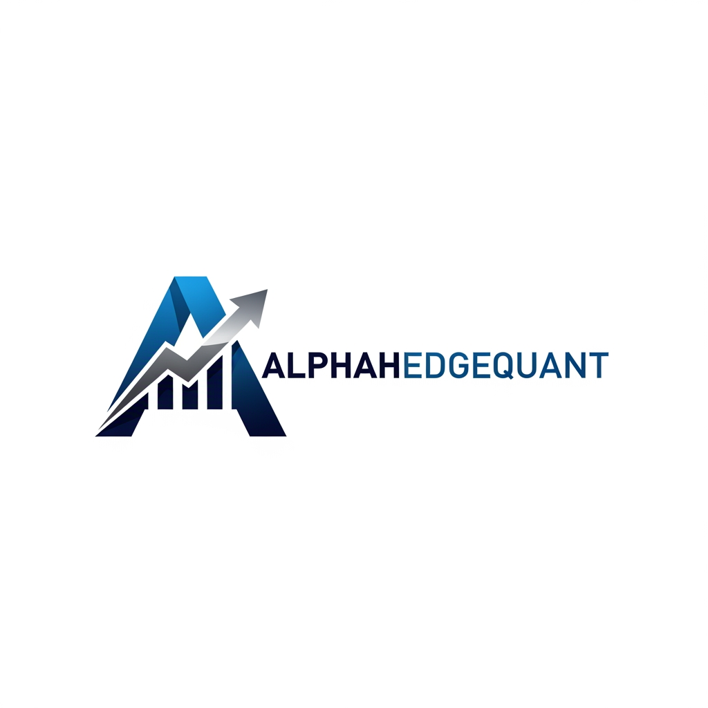 AI Design for logo for website ALPHAHEDGEQUANT