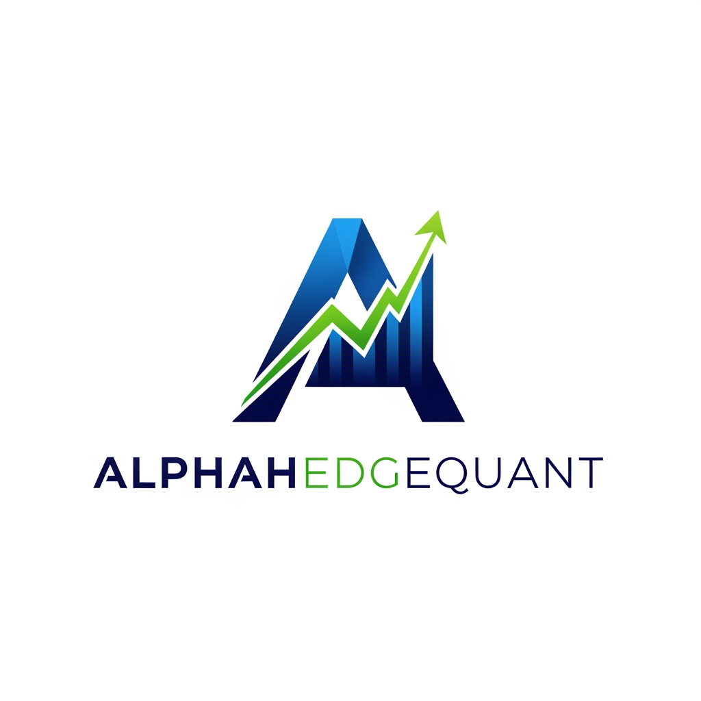 AI Design for logo for website ALPHAHEDGEQUANT