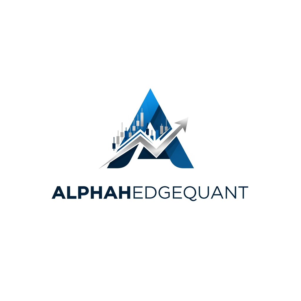 AI Design for logo for website ALPHAHEDGEQUANT