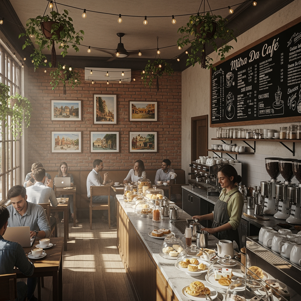 AI Design for Mitra Da cafe